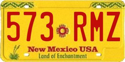 NM license plate 573RMZ