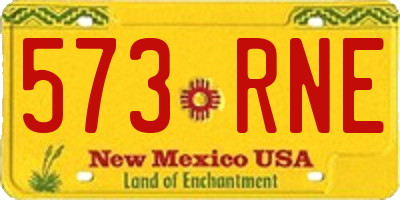 NM license plate 573RNE