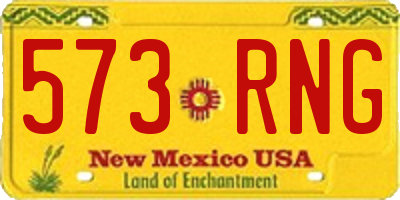 NM license plate 573RNG