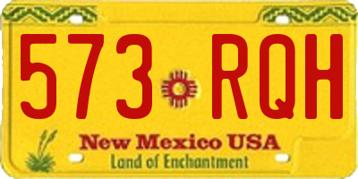 NM license plate 573RQH
