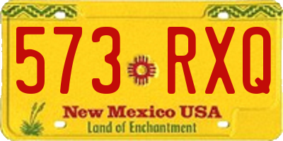NM license plate 573RXQ