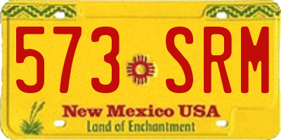 NM license plate 573SRM