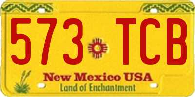 NM license plate 573TCB