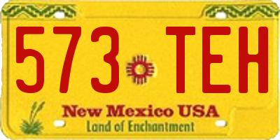 NM license plate 573TEH