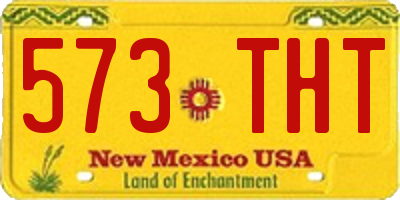 NM license plate 573THT
