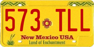 NM license plate 573TLL