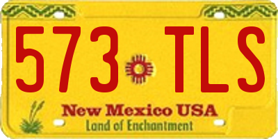 NM license plate 573TLS