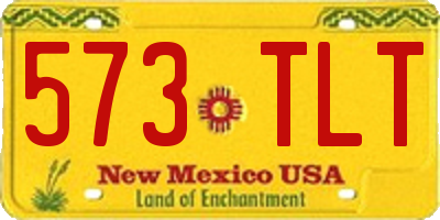 NM license plate 573TLT