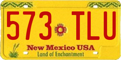 NM license plate 573TLU