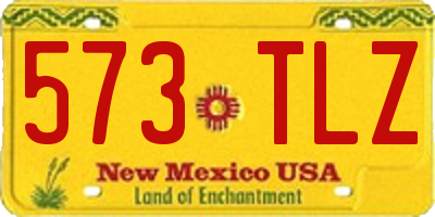 NM license plate 573TLZ