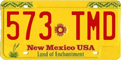 NM license plate 573TMD