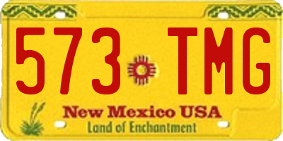 NM license plate 573TMG
