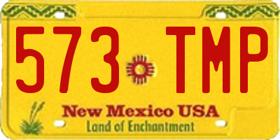 NM license plate 573TMP
