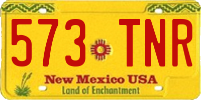 NM license plate 573TNR