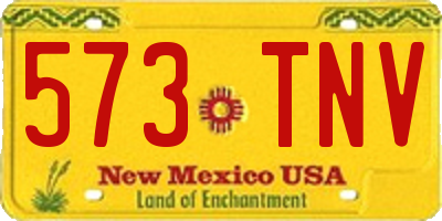 NM license plate 573TNV