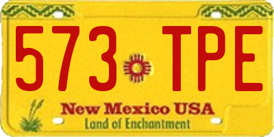 NM license plate 573TPE