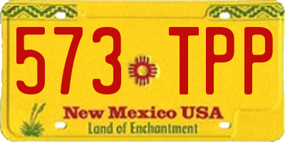 NM license plate 573TPP