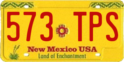 NM license plate 573TPS