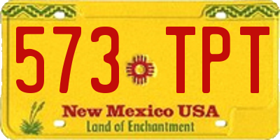 NM license plate 573TPT