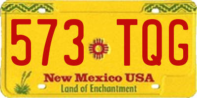 NM license plate 573TQG
