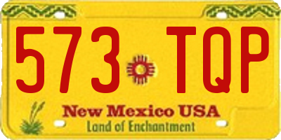 NM license plate 573TQP