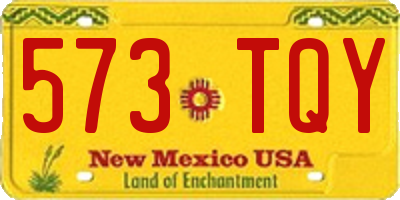 NM license plate 573TQY