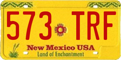 NM license plate 573TRF