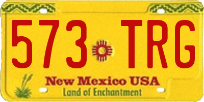 NM license plate 573TRG
