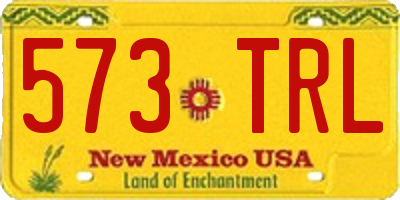 NM license plate 573TRL