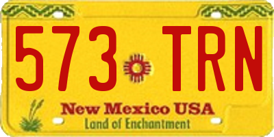 NM license plate 573TRN