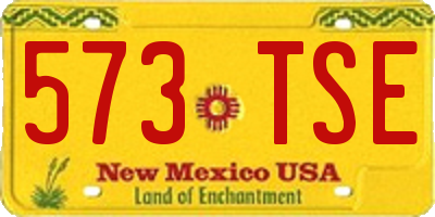 NM license plate 573TSE