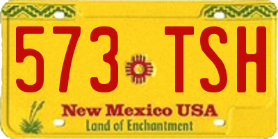 NM license plate 573TSH