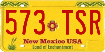 NM license plate 573TSR