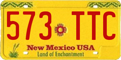NM license plate 573TTC