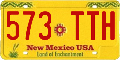 NM license plate 573TTH