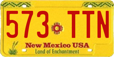 NM license plate 573TTN