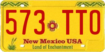 NM license plate 573TTO