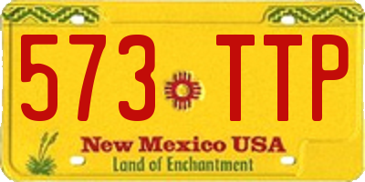 NM license plate 573TTP