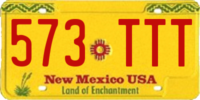 NM license plate 573TTT