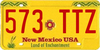 NM license plate 573TTZ