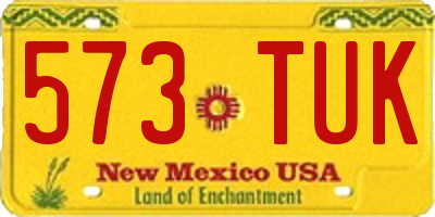 NM license plate 573TUK