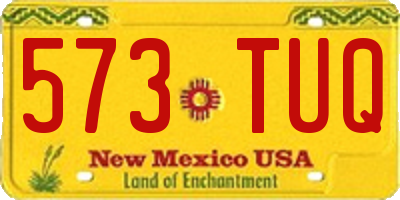 NM license plate 573TUQ