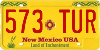 NM license plate 573TUR