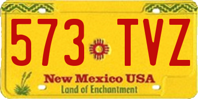 NM license plate 573TVZ