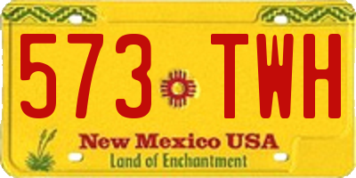 NM license plate 573TWH