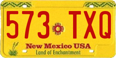NM license plate 573TXQ