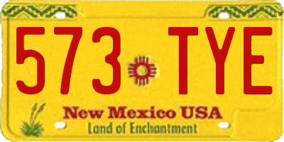 NM license plate 573TYE