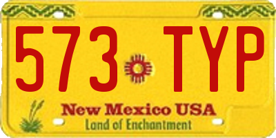 NM license plate 573TYP