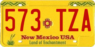 NM license plate 573TZA