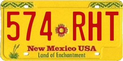 NM license plate 574RHT